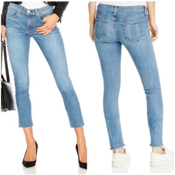 Rag & Bone Ankle Skinny Jeans in Lucky Rouge - Picture 11 of 11